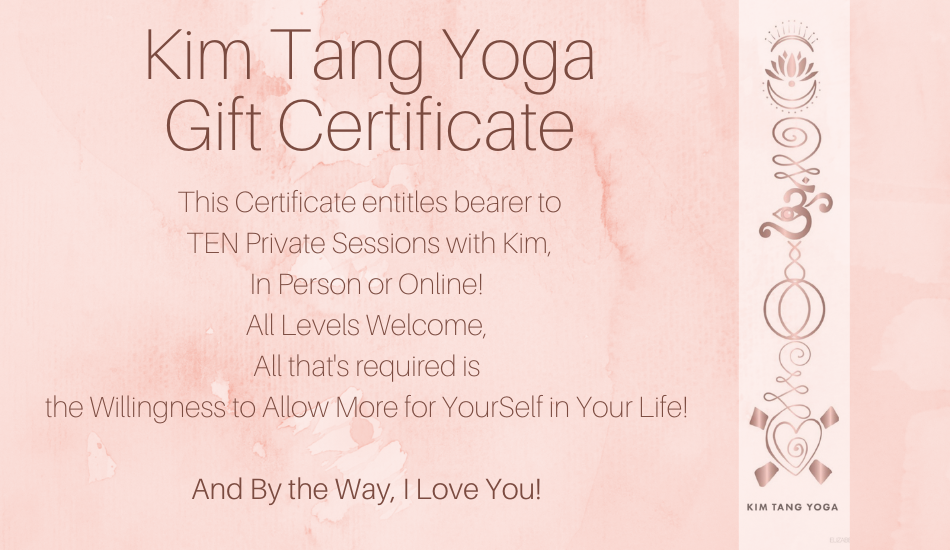 Kim Tang Yoga Gift Card