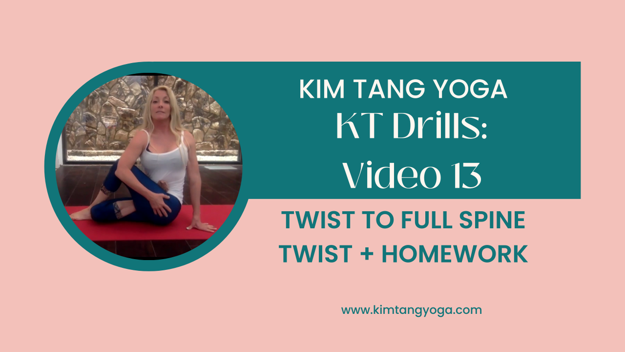 KT Drills 13: Twist to Full Spine Twist + Homework Video