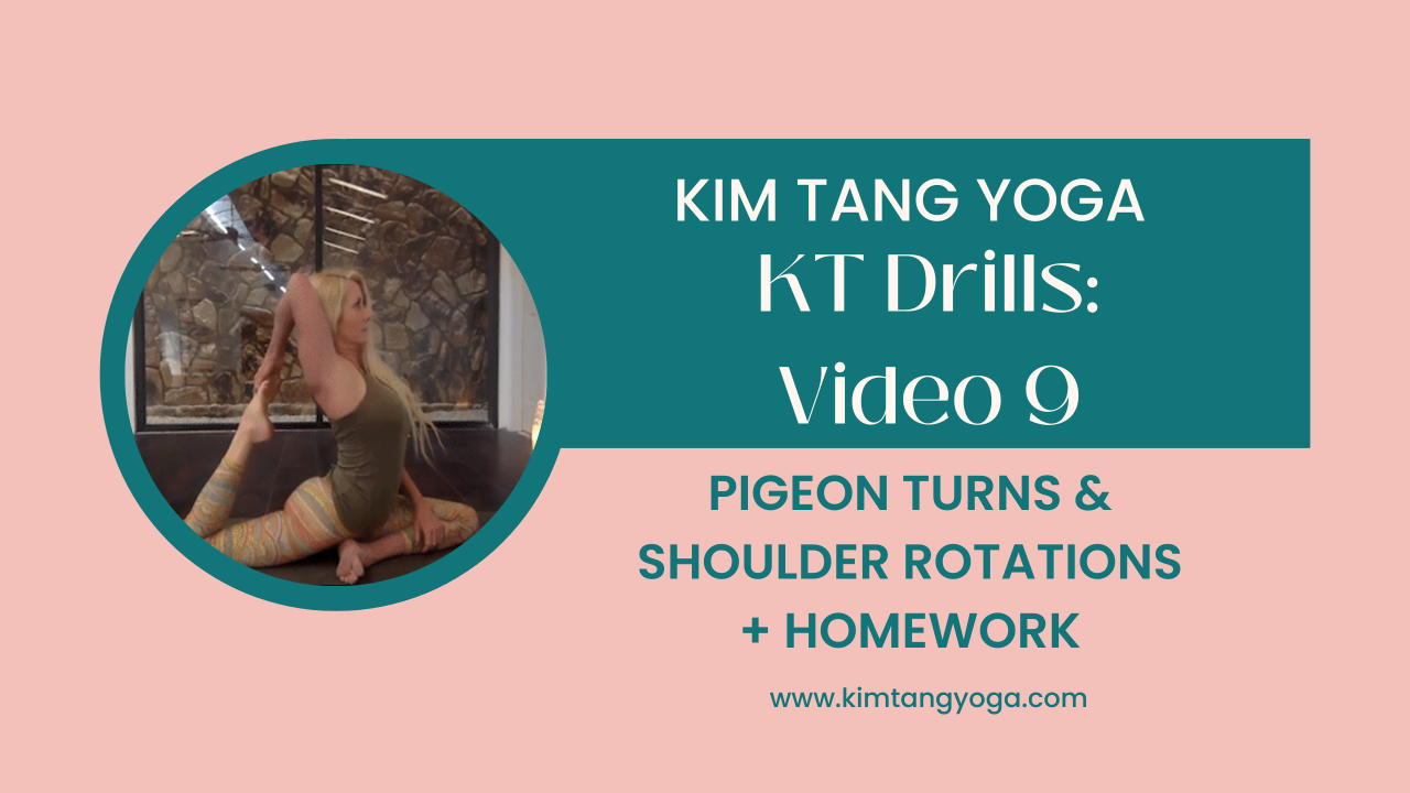 KT Drills 9: Pigeon Turns and Shoulder Rotations + Homework Video