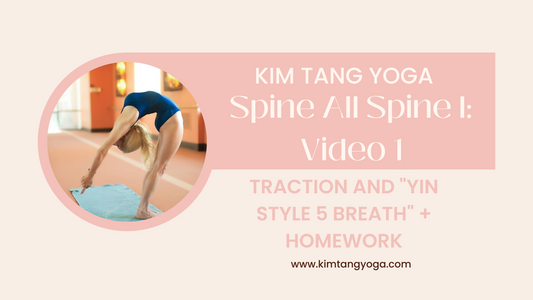 Spine All Spine I: Video 1: Traction and "Yin Style 5 Breath" + Homework Video